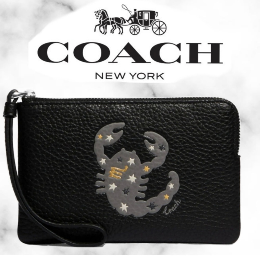 Coach SCORPIO Corner Zip Wristlet